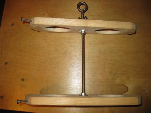 Изготовление гири из гантель