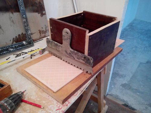 ? Станок для конвейерного нанесения клея на плитку своими руками