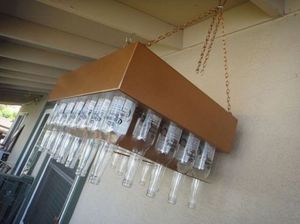 Люстра из стекла и алюминия своими руками