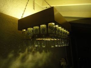 Люстра из стекла и алюминия своими руками