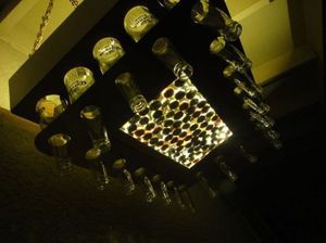 Люстра из стекла и алюминия своими руками