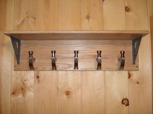 Деревянная вешалка своими руками