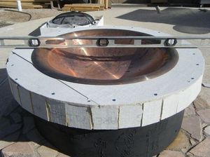 Процесс изготовления 3-хуровневого газового мангала своими руками