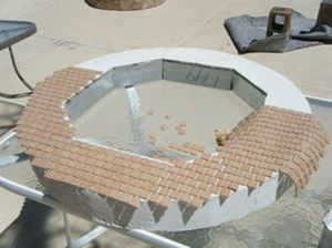 Процесс изготовления 3-хуровневого газового мангала своими руками