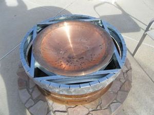 Процесс изготовления 3-хуровневого газового мангала своими руками