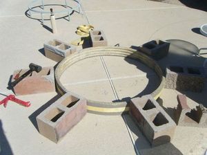 Процесс изготовления 3-хуровневого газового мангала своими руками