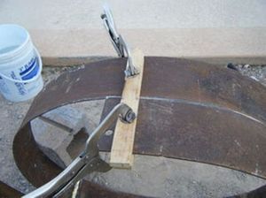 Процесс изготовления 3-хуровневого газового мангала своими руками