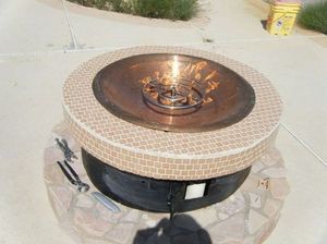 Трехуровневый газовый мангал своими руками