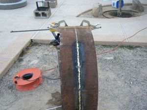 Процесс изготовления 3-хуровневого газового мангала своими руками