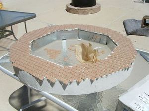 Процесс изготовления 3-хуровневого газового мангала своими руками