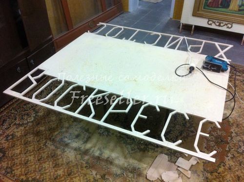 Процесс изготовления светодиодной надписи к Пасхе