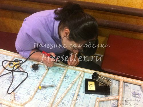 Процесс изготовления светодиодной надписи к Пасхе