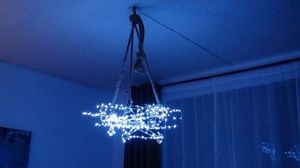 Дизайнерская светодиодная люстра своими руками
