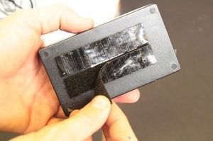 Процесс изготовления бумбокса из корзины