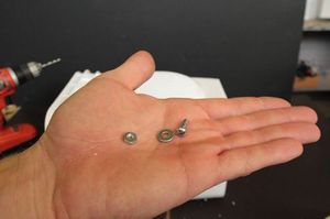 Процесс изготовления бумбокса из корзины