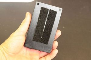 Процесс изготовления бумбокса из корзины