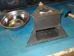 Процесс изготовления печи пирамида