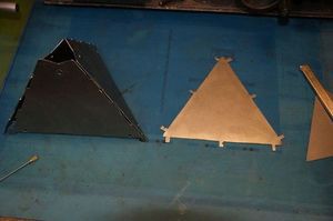 Процесс изготовления печи пирамида