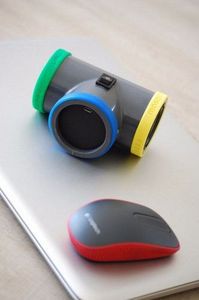 Портативная Bluetooth-колонка в тройнике для труб