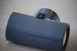 Портативная Bluetooth-колонка в тройнике для труб - процесс изготовления