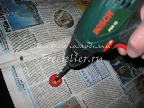 Процесс изготовления изготовления лейки для полива рассады