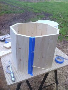 Процесс изготовления компостного туалета