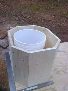 Процесс изготовления компостного туалета