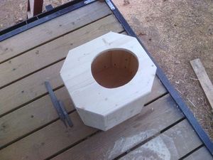 Процесс изготовления компостного туалета