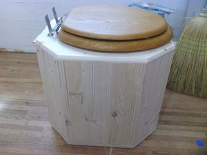 Процесс изготовления компостного туалета