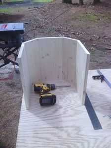 Процесс изготовления компостного туалета