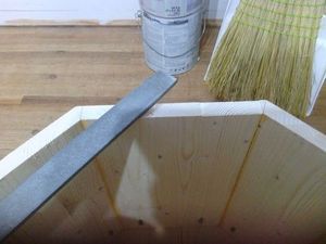 Процесс изготовления компостного туалета