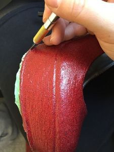 Процесс изготовления туфелек Дороти своими руками