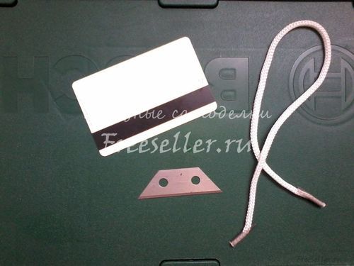 Нож-скребок из кредитки