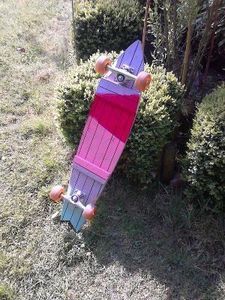 Лонгборд из паркетной доски своими руками