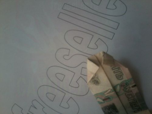 Как сделать рубашку без галстука из купюры в технике оригами