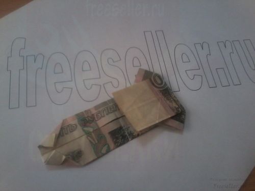 Как сделать рубашку без галстука из купюры в технике оригами