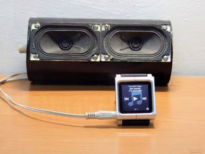 музыкальная колонка из алюминиевой банки