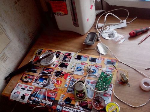 Процесс изготовления музыкальной колонки из алюминиевой банки