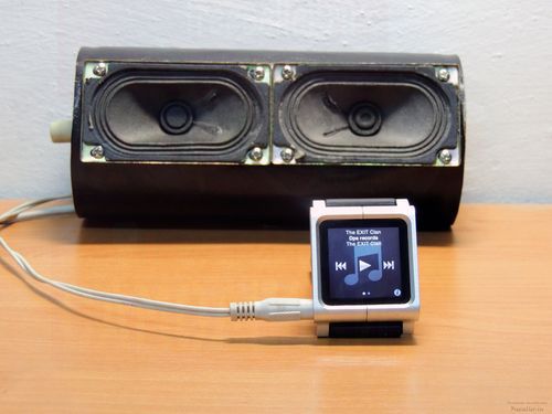 Музыкальная колонка из пивной банки