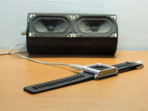 Музыкальная колонка из пивной банки