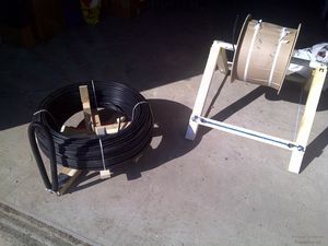 Самодельная катушка для размотки кабеля