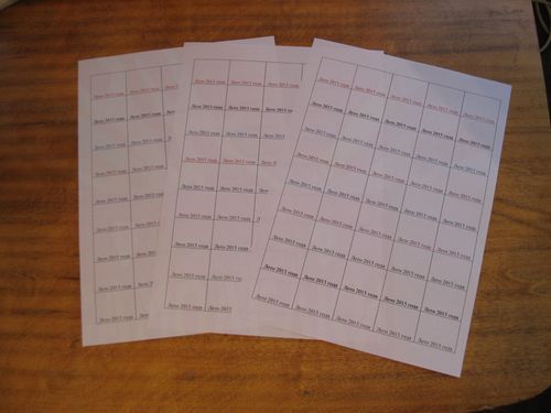 Самодельные этикетки для домашних консервов