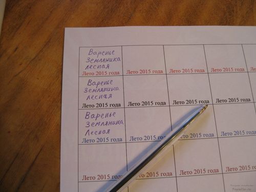 Самодельные этикетки для домашних консервов