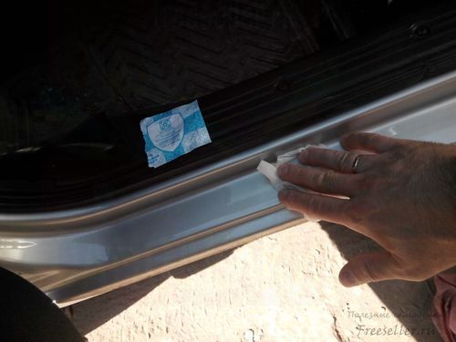 Установка накладок на пороги Калина 2