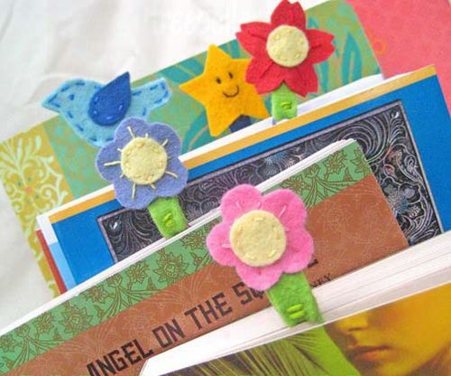 Самодельны красивые закладки своими руками