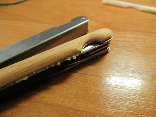 Процесс Изготовление рукояток для мультитула