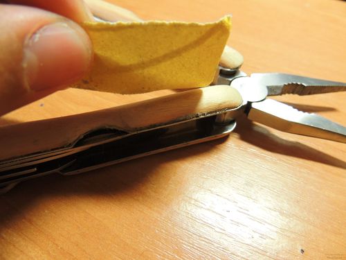 Процесс Изготовление рукояток для мультитула