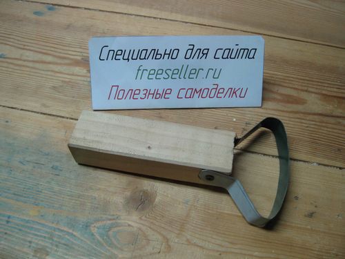 Скребок для чистки штамбов плодовых деревьев своими руками