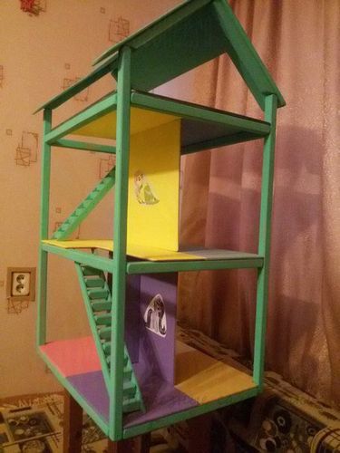 Самодельный Кукольный домик
