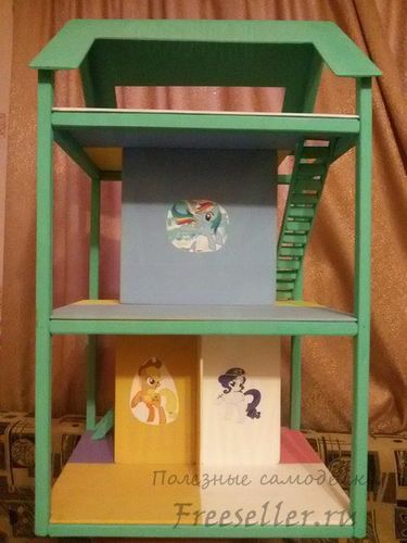 Самодельный Кукольный домик